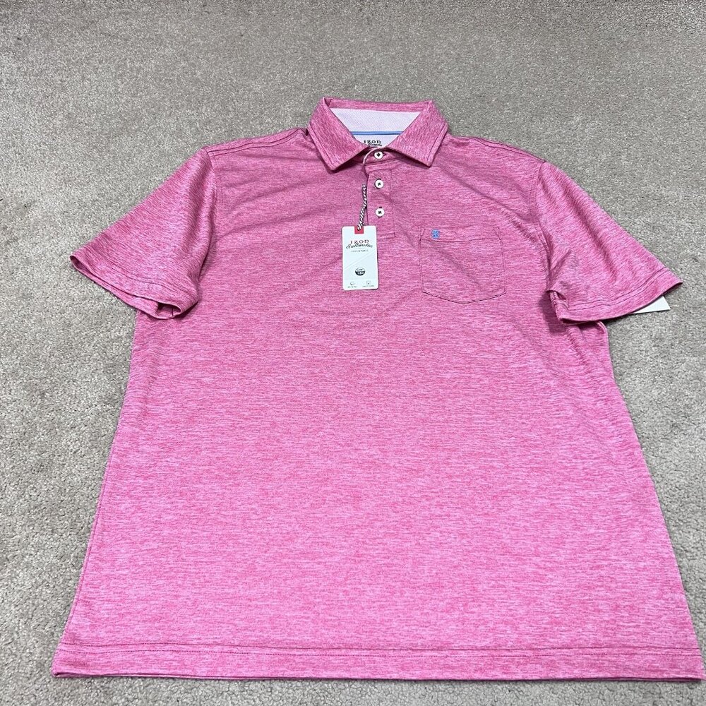 Izod Polo Men’s Red Short Sleeve Size Medium NWT